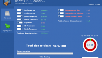 Asoftis PC Cleaner screenshot