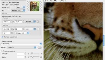 PhotoZoom Classic for Mac screenshot