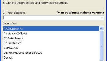 CATraxx Importer screenshot