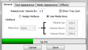 VolControl screenshot