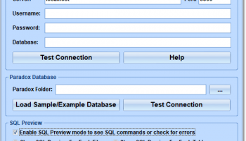 MySQL Tables To Paradox Converter Software screenshot