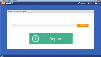 SFWare Repair PSD File screenshot