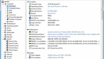 AIDA64 Extreme screenshot