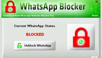 WhatsApp Blocker screenshot