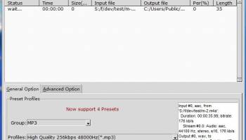 M4A to MP3 Converter screenshot