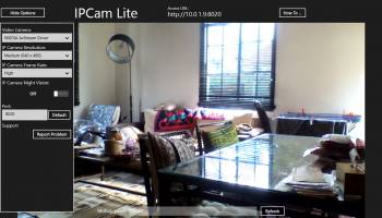 IPCam Lite for Win8 UI screenshot