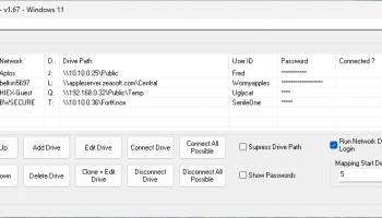Network Drive Control screenshot