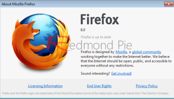 Firefox 8 screenshot