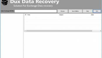 Dux Data Recovery screenshot