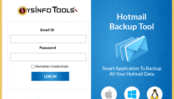 SysInfoTools Hotmail Backup Tool screenshot