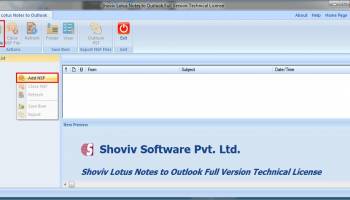 NSF to PST Converter screenshot