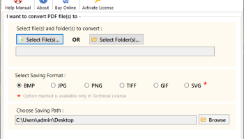 CubexSoft PDF to Image Converter screenshot