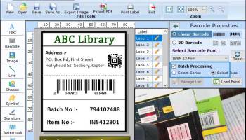 Publishers Business Barcode screenshot