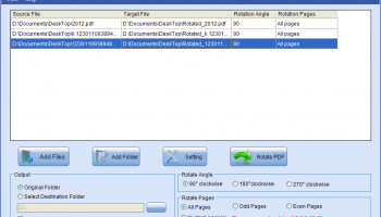 PDFdu Rotate PDF screenshot