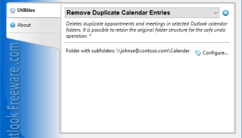 Remove Duplicate Calendar Entries screenshot