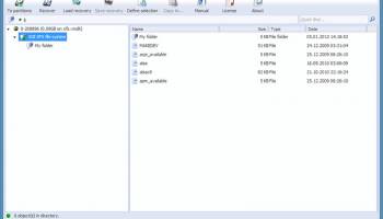 Raise Data Recovery for XFS screenshot