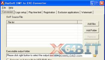 VaySoft SWF to EXE Converter screenshot