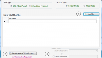 Softaken EML to Yahoo Importer screenshot