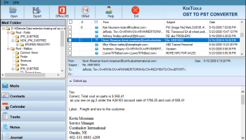 OST to PST Converter screenshot