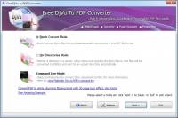 JCSOFT Free DjVu to PDF Changer screenshot