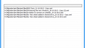 SoftSpire EML to PDF Converter screenshot