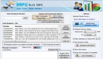 Bulk Text Messaging Program screenshot