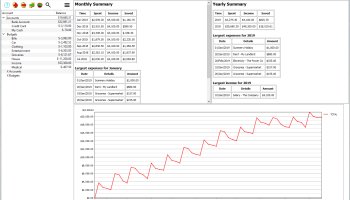JXCirrus Finance for Windows screenshot