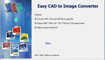 Easy CAD to Image Converter screenshot