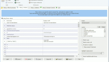 ExcelPipe Find and Replace for Excel screenshot
