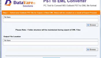 DataVare PST to EML Converter Expert screenshot