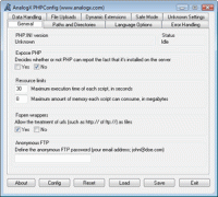 AnalogX PHPConfig screenshot