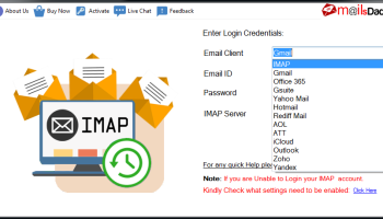 MailsDaddy IMAP Backup Tool screenshot