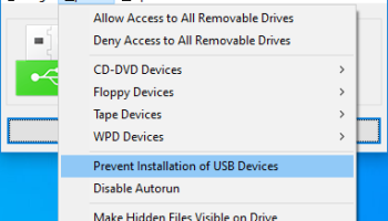 Removable Access Tool screenshot