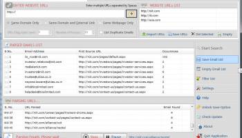 Website Email Extractor screenshot
