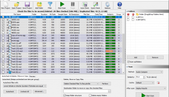 Audio Dedupe screenshot