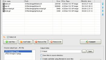 Okdo Gif Tif Rtf to Jpeg Converter screenshot