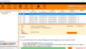 SpecyTech MBOX to Office 365 screenshot