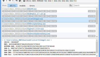 MultiHasher screenshot