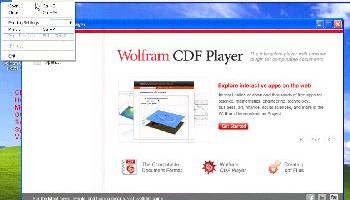 Wolfram CDF Player screenshot
