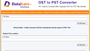 DataVare OST to PST Converter Expert screenshot