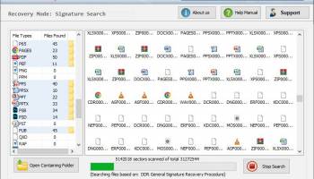 SD Card Files Recovery Software screenshot