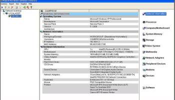 Nsasoft Hardware Software Inventory screenshot
