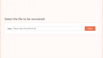 iSunshare PowerPoint Repair Genius screenshot