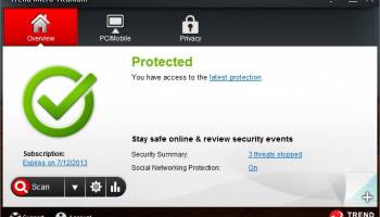 Trend Micro Titanium Internet Security screenshot