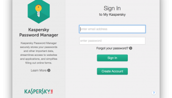 Kaspersky Password Manager for Windows screenshot