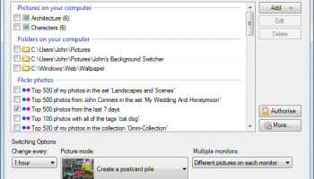 John’s Background Switcher screenshot