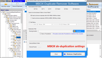 eSoftTools MBOX Duplicate Remover screenshot