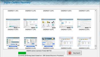 Digital Camera Undelete Tool screenshot
