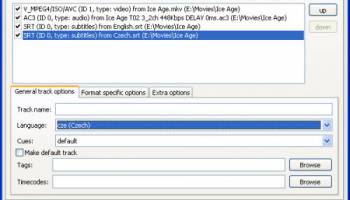 MKVToolnix screenshot