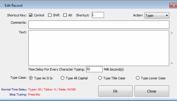Smart Auto Typer Talker and Paste screenshot
